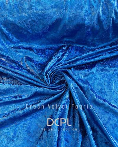 Designer Crush Velvet Material | Rich Shine | Home Furnishing & Apparel | 44” & 58” Width Manufacturers in Karnataka
